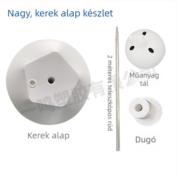 Nagy, kör alakú ballonos oszlop-ív vízzel töltött alappal, esküvőre, születésnapra és karácsonyra.