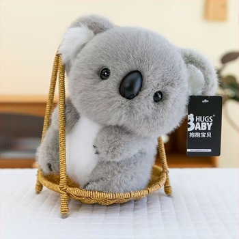 Koala plüss baba lányoknak, puha játék, rongybaba, gyerekeknek, születésnapra
