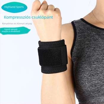 Állítható csukló- és könyökvédő tekerhető kompresszióval súlyemeléshez, kosárlabdához, tollaslabdához és röplabdához