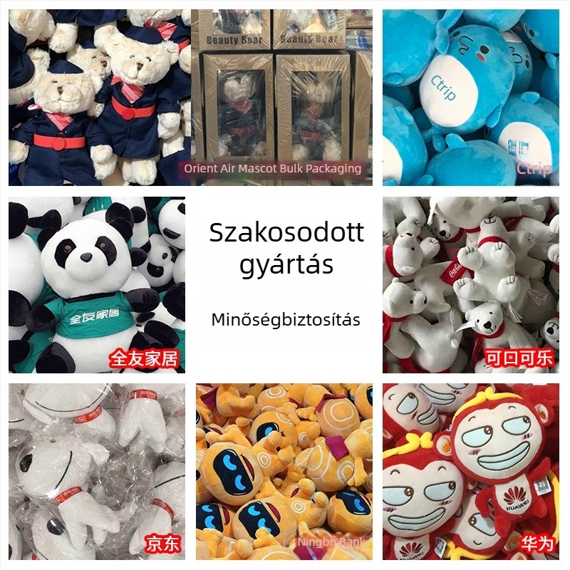 Egyedi plüssjátékok vállalati IP-mascottekkal, személyre szabott párnák, kézben tartható bábu-függők és egyedi babák