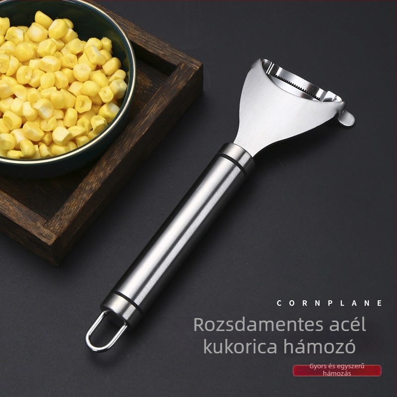 Rozsdamentes acél kukoricahámozó és szemek szeparátora - többfunkciós konyhai eszköz
