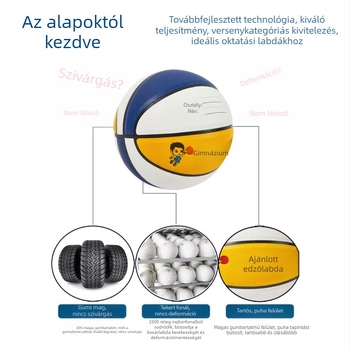 Gyerekeknek szánt kosárlabda, méret 5 – aláírásos kiadás No.5, No.4 és No.7, tanár által ajánlott