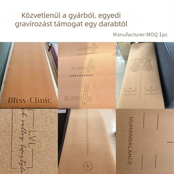 Parafa-kaucsukos jóga matrac csúszásmentes fogással, ütéscsillapító, testre szabható