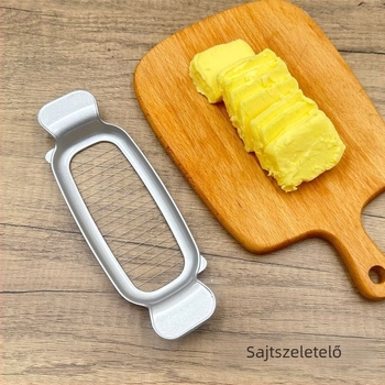 Sajt- és vajszeletelő, foie gras vágóval és tojás szeletelővel