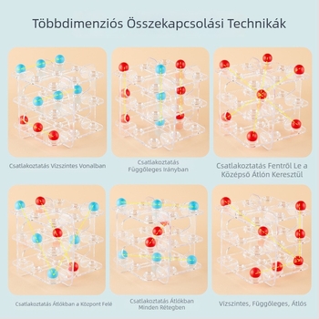 Montessori négy színű szín- és logikai gondolkodás fejlesztő játék gyerekeknek, korai oktatás, 3 éves kortól