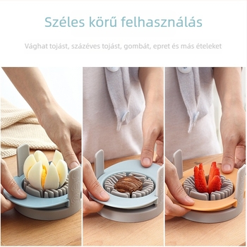 Három az egyben tojásvágó, háztartási használatra, szeletelő és tojásszeparáló