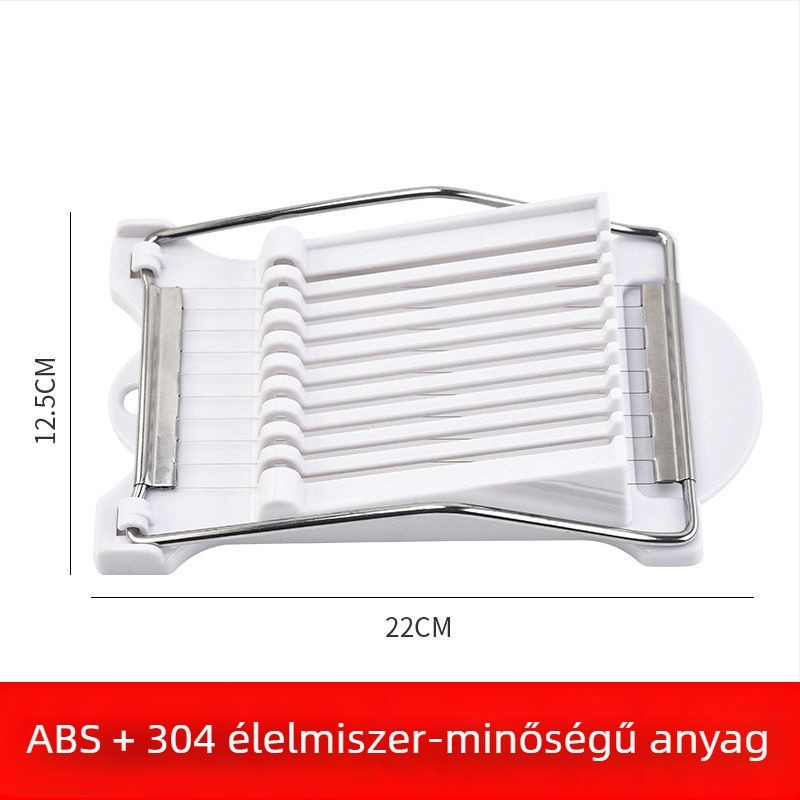 Multifunkcionális burgonya szeletelő, felvágottakhoz, gyümölcsökhöz és uborkához – 304 rozsdamentes acél huzal, konyhai eszköz tojásokhoz és tofuhoz