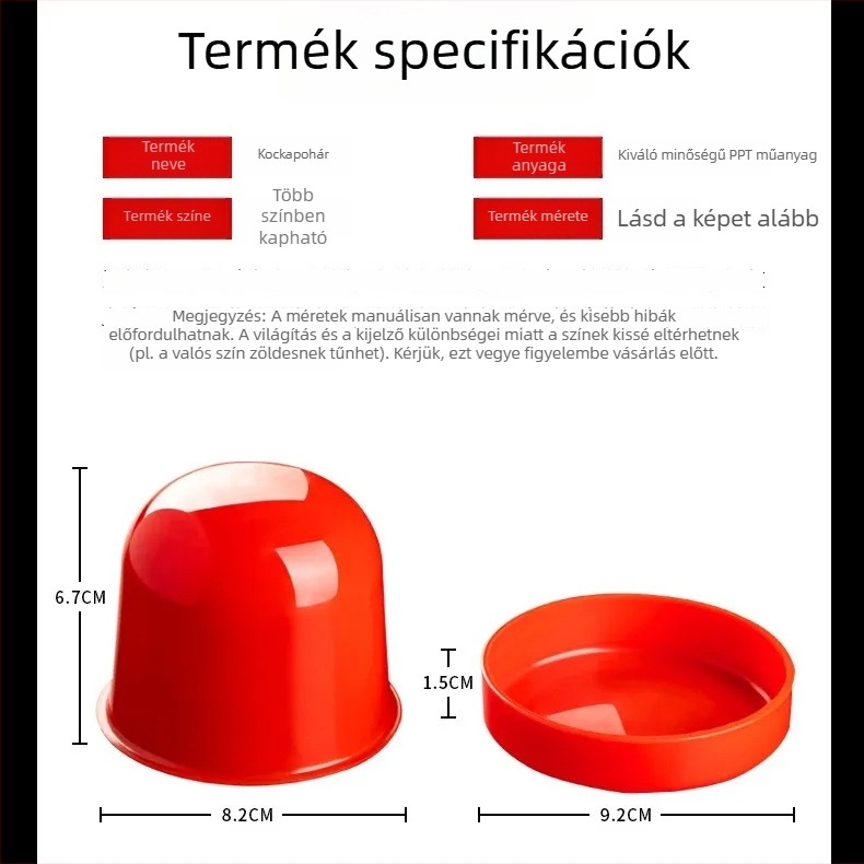 Színes dobókupak alappal bárhoz, éjszakai klubokhoz és KTV-hez