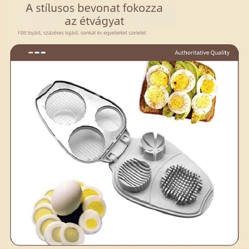 Három az egyben tojásvágó, tojásaprító és sajt szeletelő