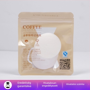 Moka pothoz filterpapír – körkörös filterlapok Americano kávéhoz, 100 db