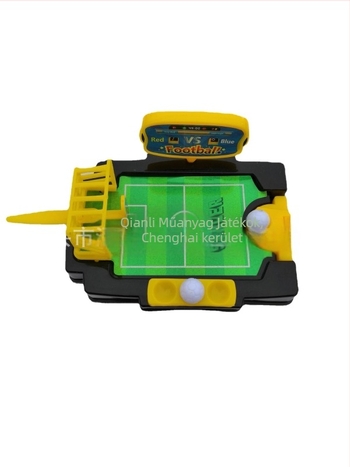 Asztali futball számlálóval és kilövő mechanizmussal — mini asztali futball családi játék