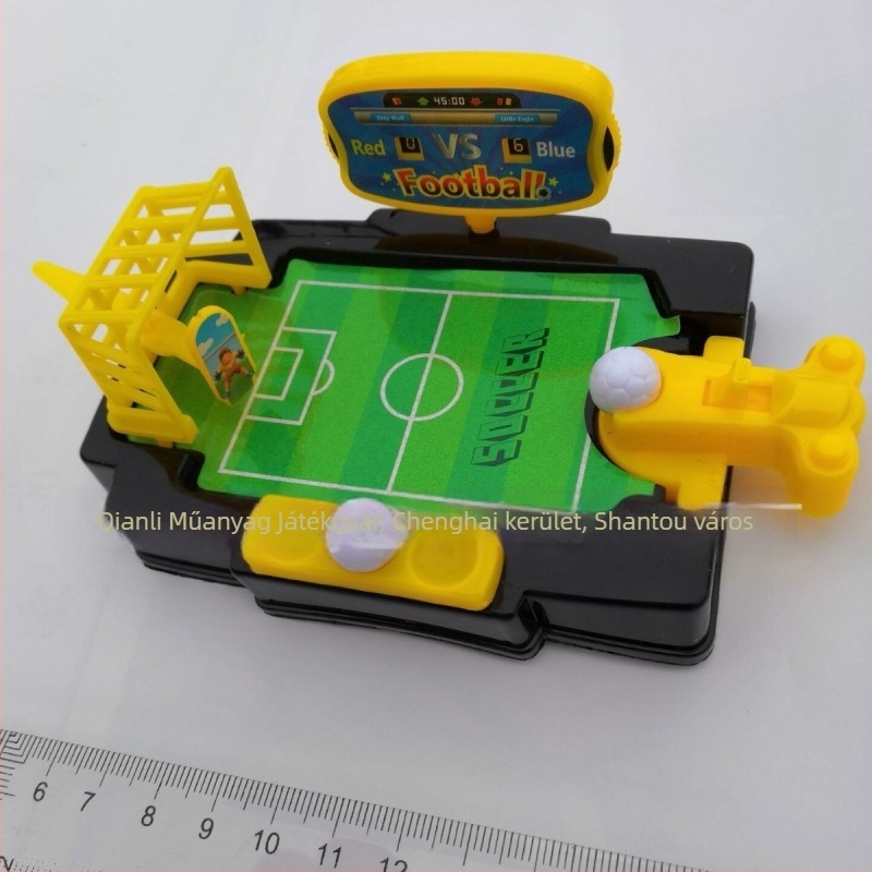 Asztali futball számlálóval és kilövő mechanizmussal — mini asztali futball családi játék