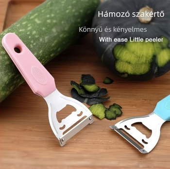 Rozsdamentes acél hámozó kés gyümölcsökhöz és dinnyéhez – multifunkcionális konyhai eszköz