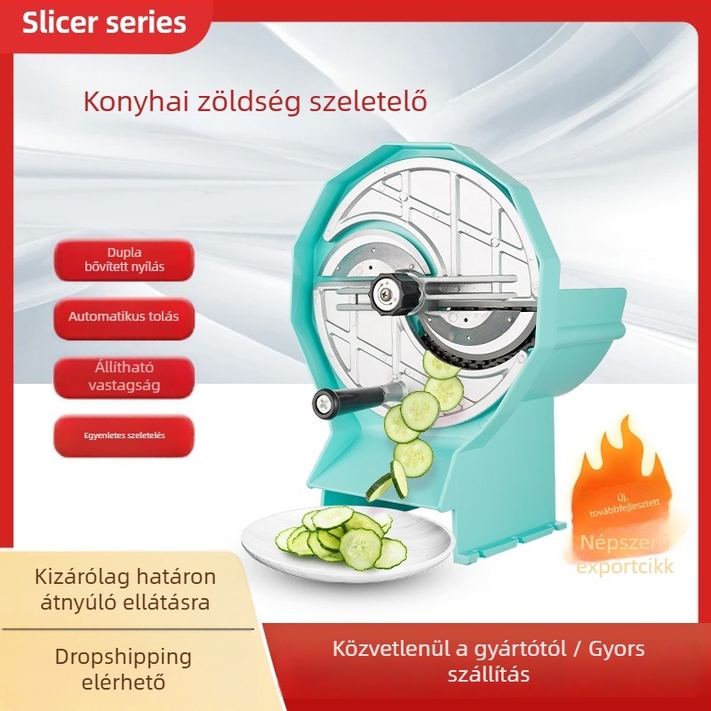 Lemon szeletelő és gyümölcs szeletelő – kézi konyhai szeletelő otthoni és kávézói használatra, többfunkciós gyümölcsszeletelő