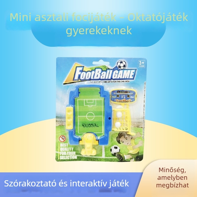 Számlálóval és katapulttal ellátott asztali foci – családi interaktív társasjáték, mini asztali futball
