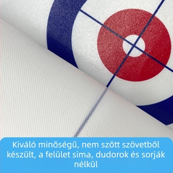 Mini asztali curling – hordozható beltéri társasjáték családi interakcióval és csapatépítéssel