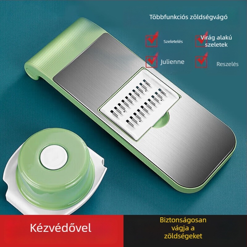 Multifunkcionális zöldségvágó burgonya reszelővel és uborka reszelővel