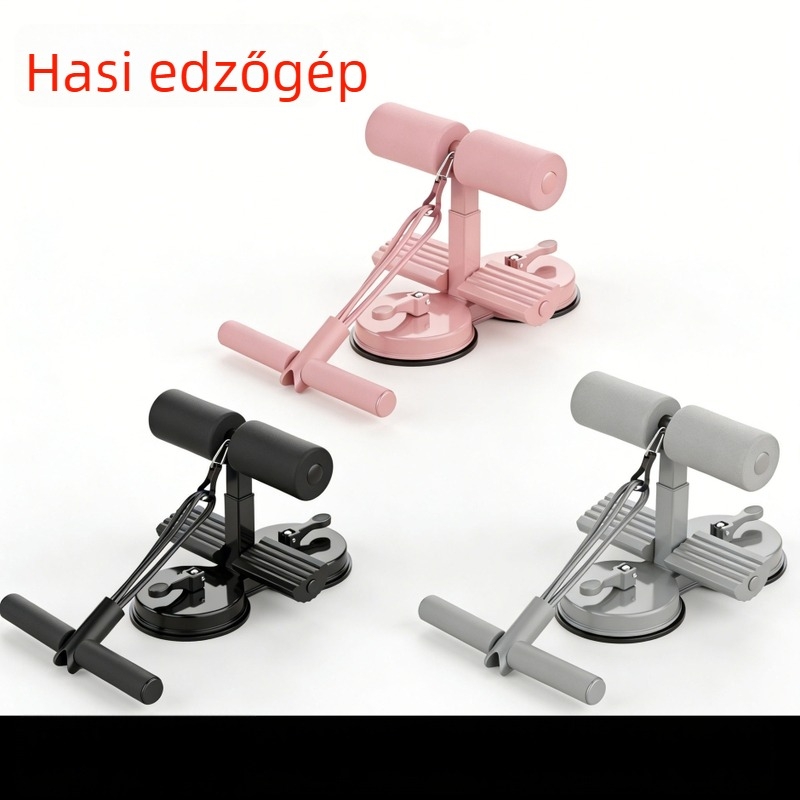 Összecsukható hasizom-gyakorlat segítő dupla vákuumos korongokkal – otthoni fitnesz eszköz