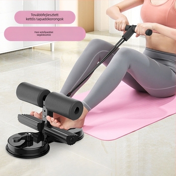 Hasizom-edzéshez: eszköz üléshez segítő kettős vákuumcsészékkel és húzózsinórral – otthoni fitnesz készülék a has karcsúsításához