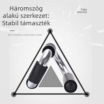 S alakú fekvőtámasz tréner haskerékkel, otthoni edzés a hasizomokra és a mellkasra