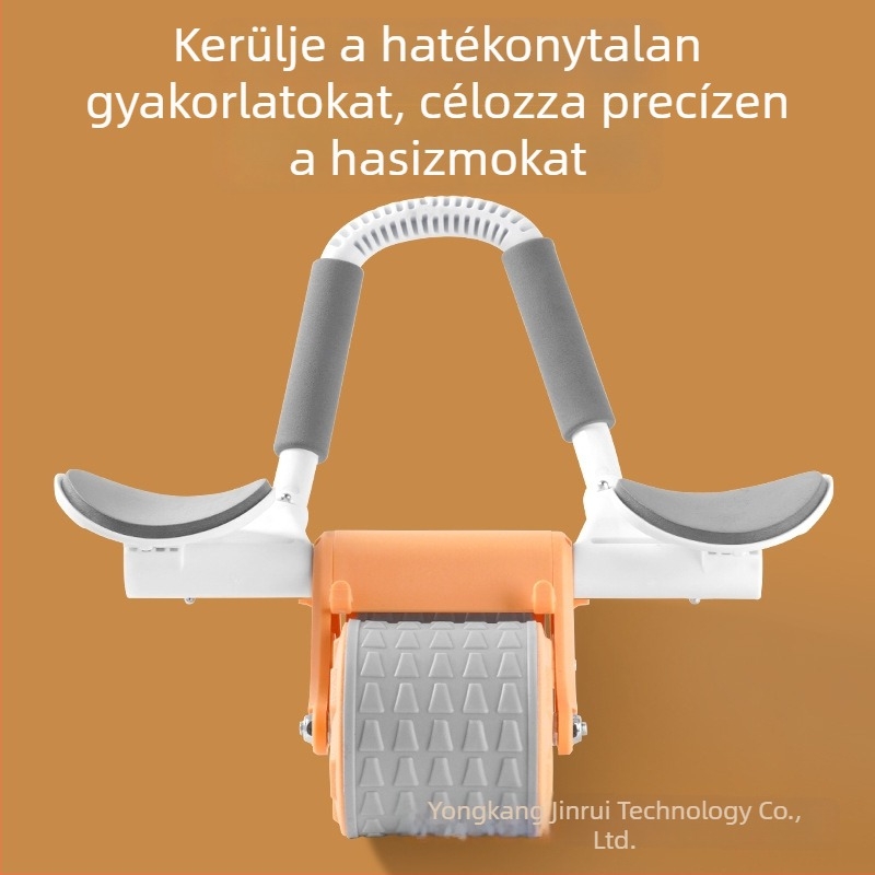 Otthoni hasizom-görgő automatikus visszatéréssel – edzőberendezés a hasizomokhoz