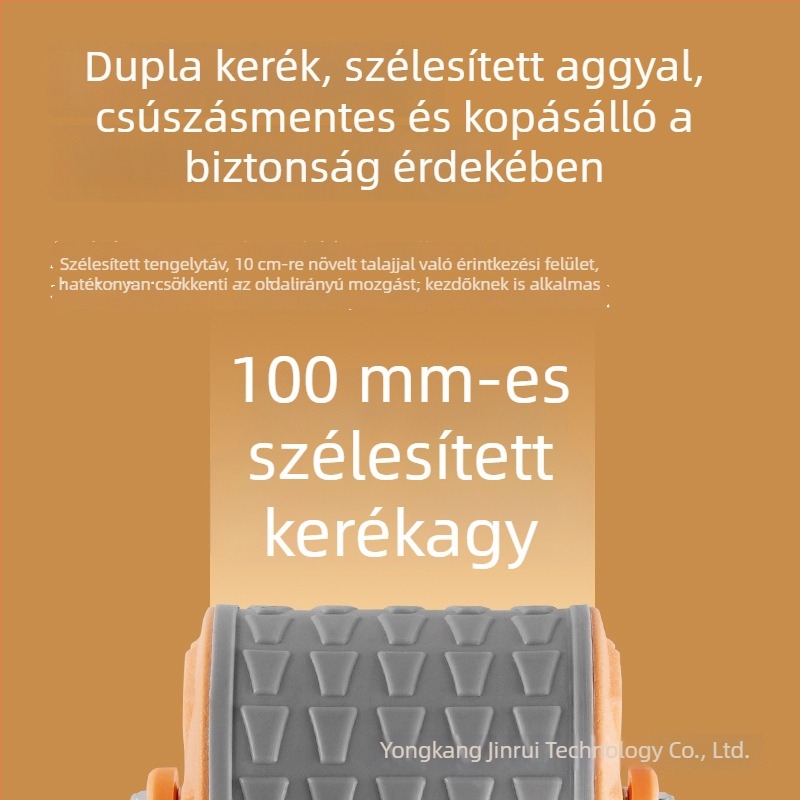 Otthoni hasizom-görgő automatikus visszatéréssel – edzőberendezés a hasizomokhoz