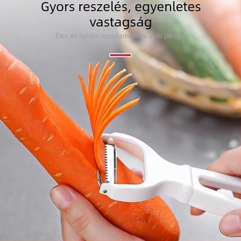 Konyhai reszelő krumplira és zöldségekre, többfunkciós hámozó, műanyag reszelő és hámozó