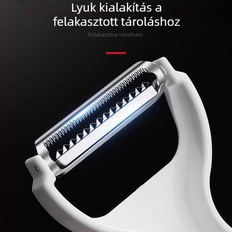 Konyhai reszelő krumplira és zöldségekre, többfunkciós hámozó, műanyag reszelő és hámozó