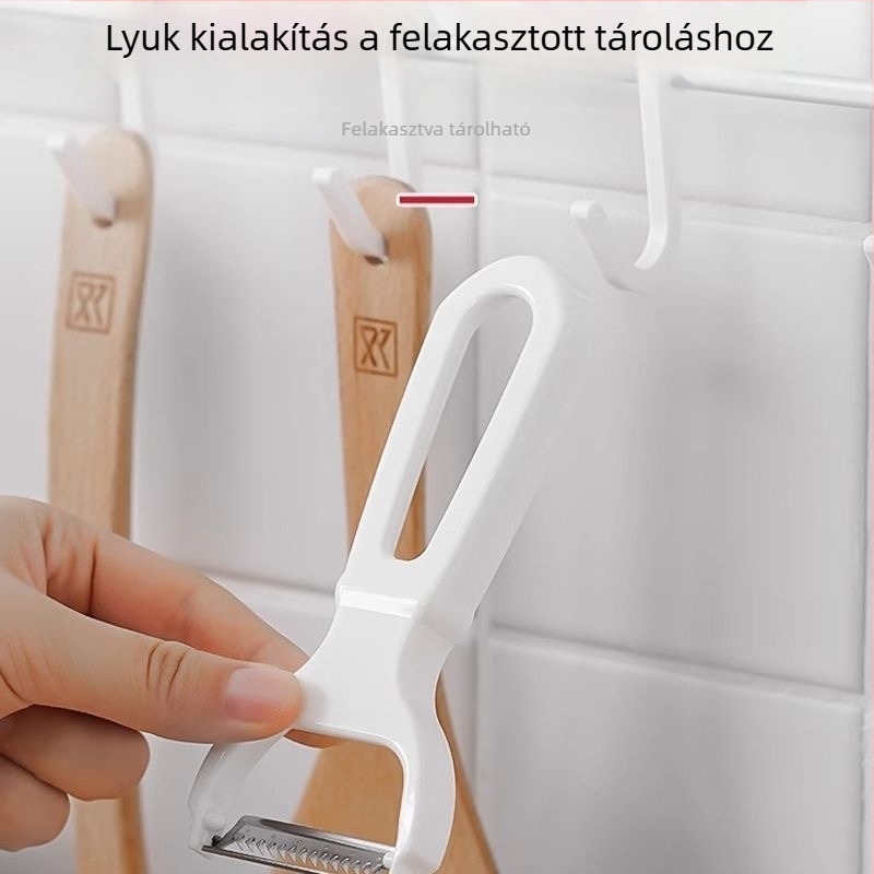 Konyhai reszelő krumplira és zöldségekre, többfunkciós hámozó, műanyag reszelő és hámozó