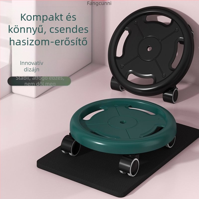 Csendes hasizomkerék beltéri edzéshez – uniszex fitneszeszköz