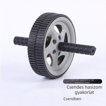 Csendes kétkerekes hasizomgörgő otthoni edzéshez, kezdőknek