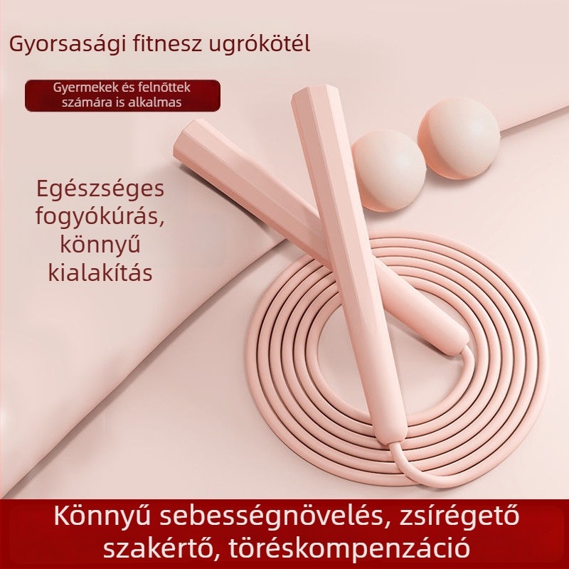 PVC anyagú kábel nélküli ugrókötél gyors edzéshez, diákok és felnőttek számára, zsírégető edzés nőknek, professzionális sportedzés