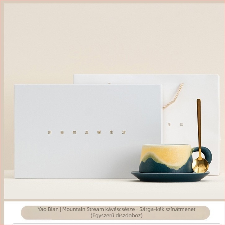 Párok számára készült kerámia kávéscsésze alátéttel – prémium, elegáns latte art csészék