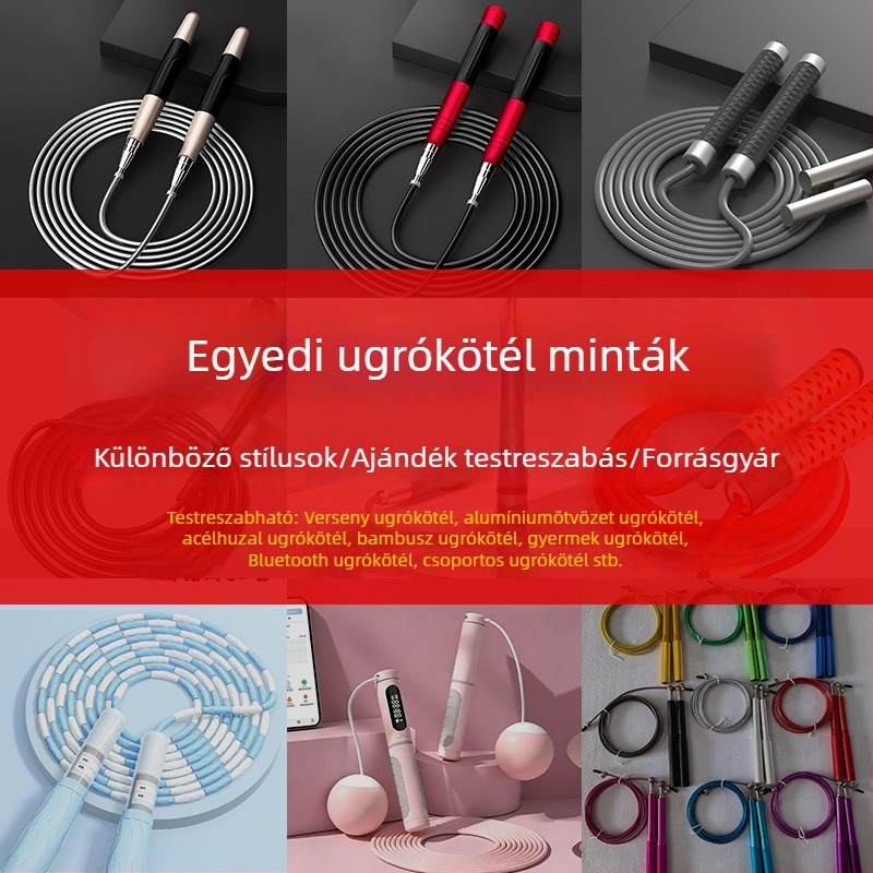 Személyre szabható gyors ugrókötél Bluetooth-funkcióval, mintavételi testreszabást támogat, általános iskolások számára tervezett vizsgakötél.