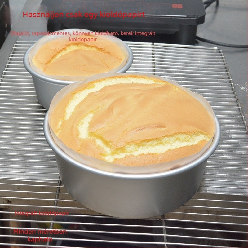 Nem tapadó sütőpapír tortaformákhoz, négyzetes és kerek formákhoz, 6/8/9 hüvelyk, élelmiszer-minőségű, otthoni használatra
