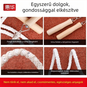 Pamut kötél csoportos ugrásra – hosszú, vastag kötél gyerekeknek edzéshez
