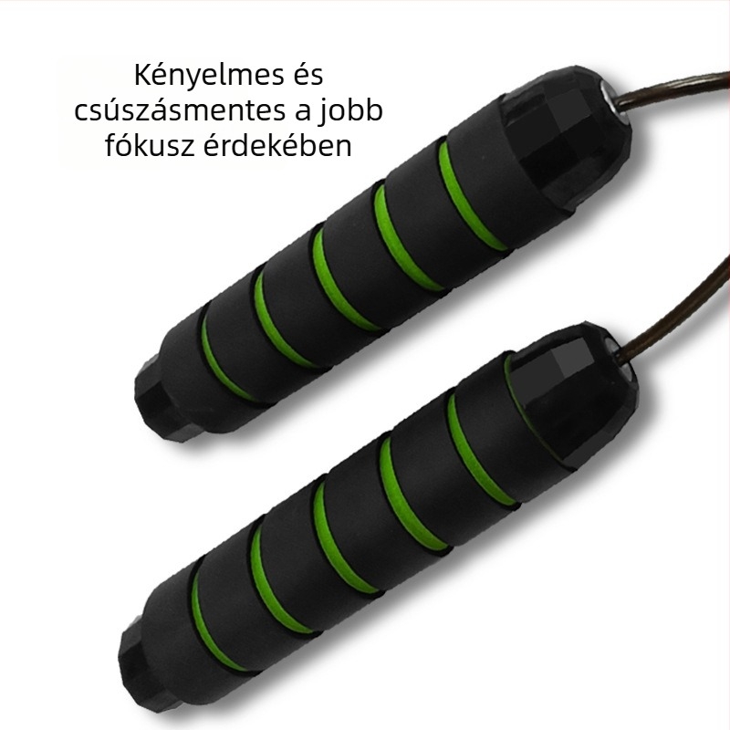 Súlyozott ugrókötél gyerekeknek, PVC fogantyúval, acél huzallal, 2,8 m hosszú