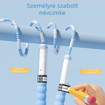 Névvel ellátott ugrókötél általános iskolásoknak, kezdők számára állítható, első osztályos használatra, csúszásmentes és csomómentes