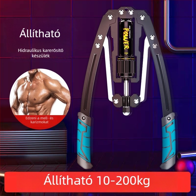 Állítható hidraulikus fogó rúd olajos hengerrel, 200 kg – karok, mellkas és has edzéséhez otthon