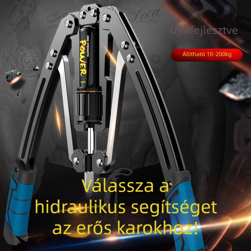 Állítható hidraulikus fogó rúd olajos hengerrel, 200 kg – karok, mellkas és has edzéséhez otthon