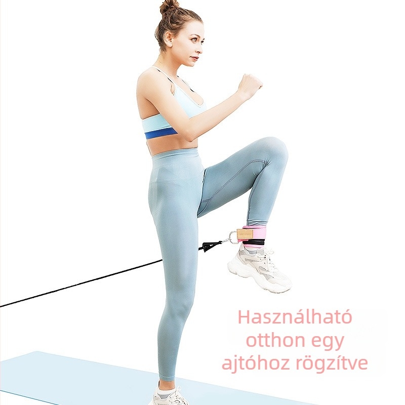 Fitnesz bokapántok és lábszár mandzsetta, láb-erőnléti edző, csípő- és lábedzés, ellenállás-szalag kiegészítők, csípőemelés