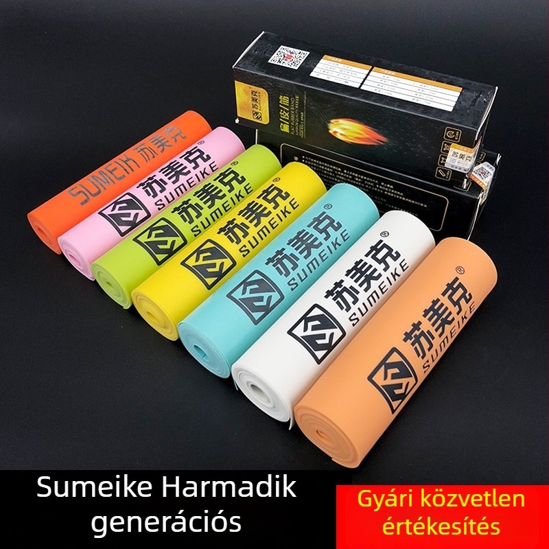 Sumec sík gumiszalag – valódi harmadik generáció, nagy rugalmasság, megvastított és tartós, keret nélküli parittya