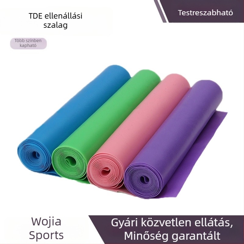 TPR/TPE ellenálláshúzó készlet edzéshez és jógához