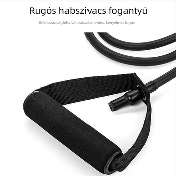 TPE multifunkcionális jóga feszítőeszköz latex kötéllel erőnléti edzéshez