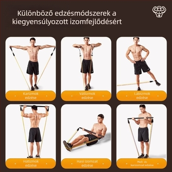 Férfiaknak szánt ellenállás szalagkészlet erőnléti edzéshez, mellizom gyakorlatokhoz, otthoni fitnesz