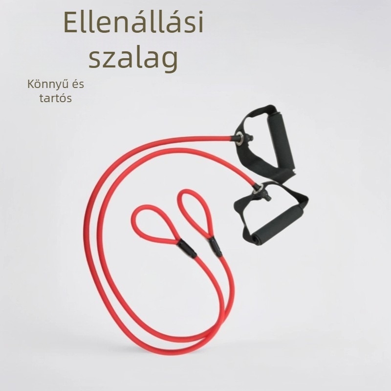 Latex ellenállástartó cső lábpedállal, otthoni fitnesz eszköz, többfunkciós