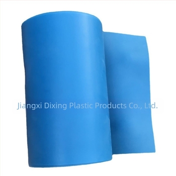 Átlátszó kék, lapos latex gumiszalag sárkány-skála mintával, 0,55/0,6/0,65 mm, fagyálló, tartós feszítő, 10,1 m hosszú tekercs, 15 cm szélesség