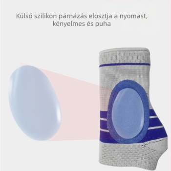 Sportos tenyérvédő szilikon csúszásmentes fogással, kompressziós védelem súlyemeléshez, kosárlabdához és tollaslabdához