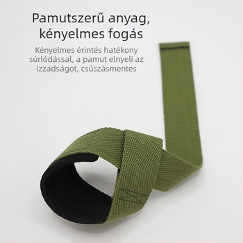 Csúszásmentes csuklóvédő pánt súlyemeléshez, fogás támogatás, kézi súlyzók és felhúzások