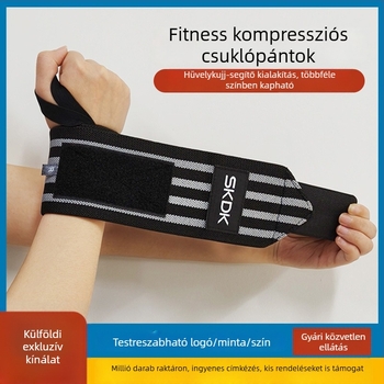 Csuklóbandázs edzéshez – támogatás a csuklónak, csúszásmentes és kopásálló védő, uniszex